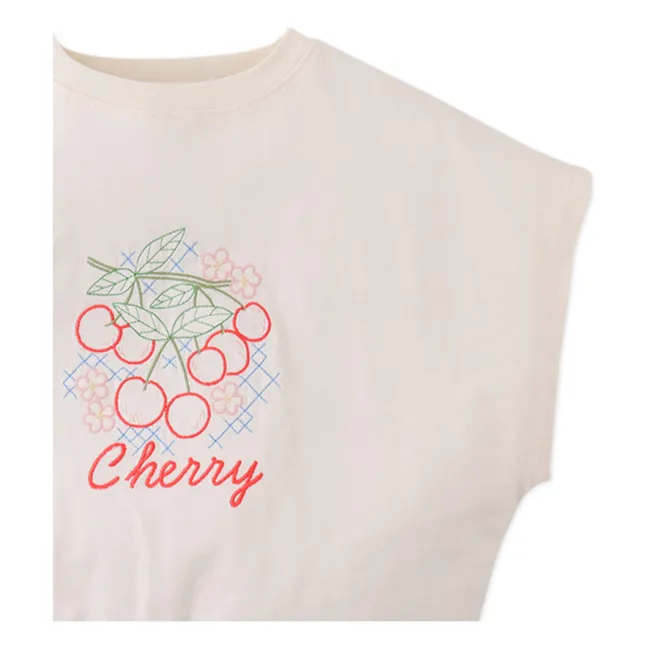 T-shirt Savanna Cherry | Ecru