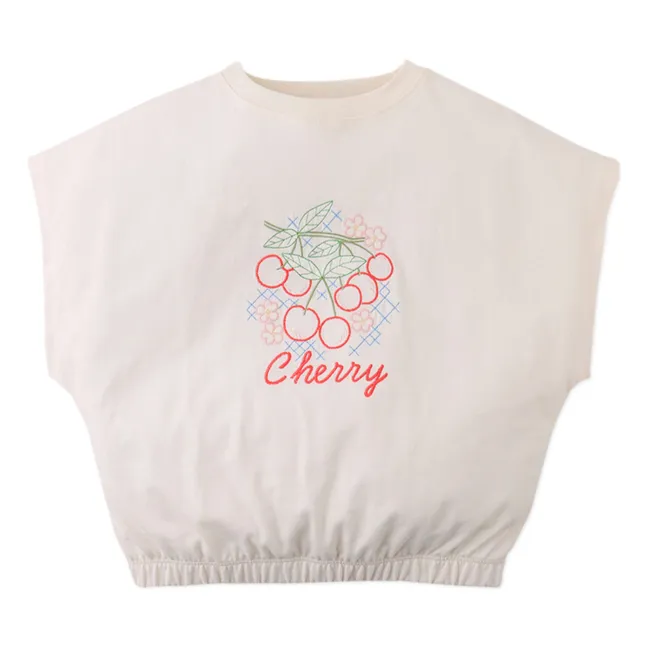 T-shirt Savanna Cherry | Ecru