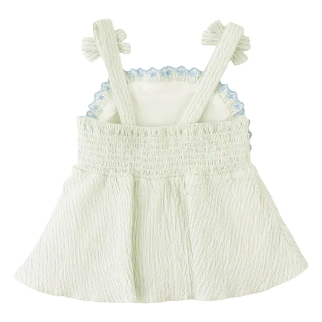 Isabel Striped Top and Shorts Set | Blue