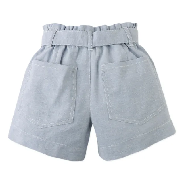 Short Ceinture Amara | Bleu Clair