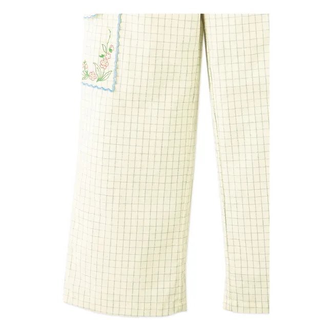 Pantalon Ariana Brodé | Ecru