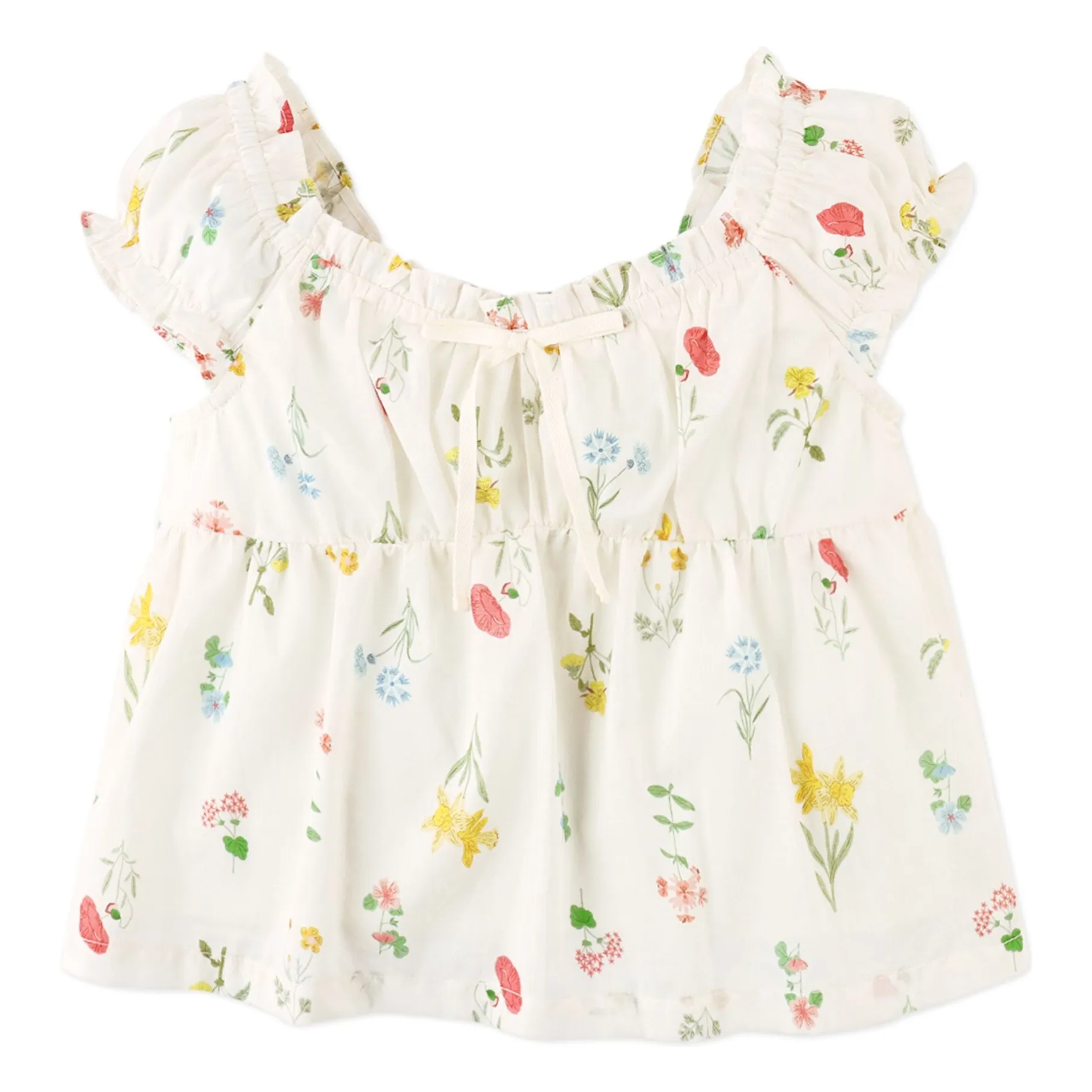 Top Volants Jennie | Blanc- Image produit n°0