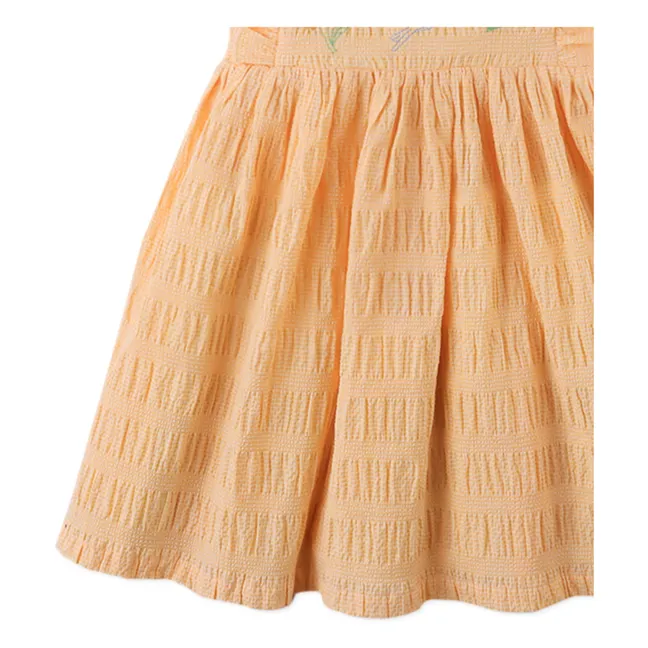 Robe Volants Emily | Orange