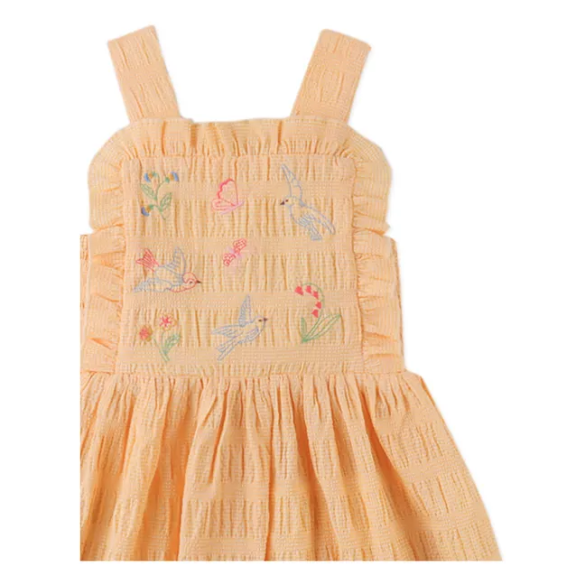 Robe Volants Emily | Orange