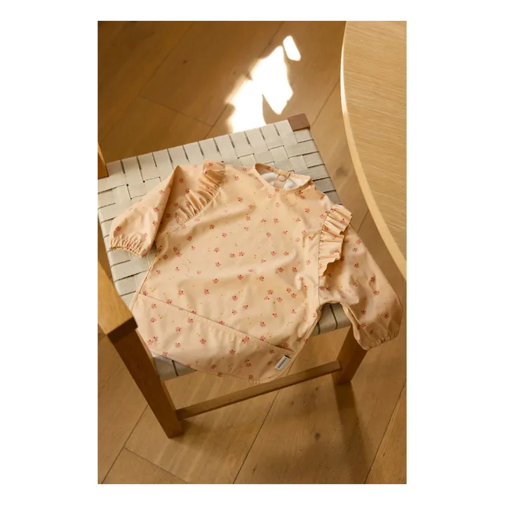 Bavoir à manches Merle | Mini Butterfly/Apple blossom- Image produit n°1