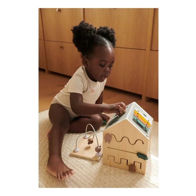 Lucas activity cube | Tuscany rose multi mix