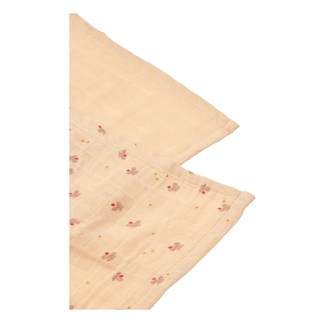 Langes Lewis en coton bio - Set de 2 | Mini Butterfly/Apple blossom