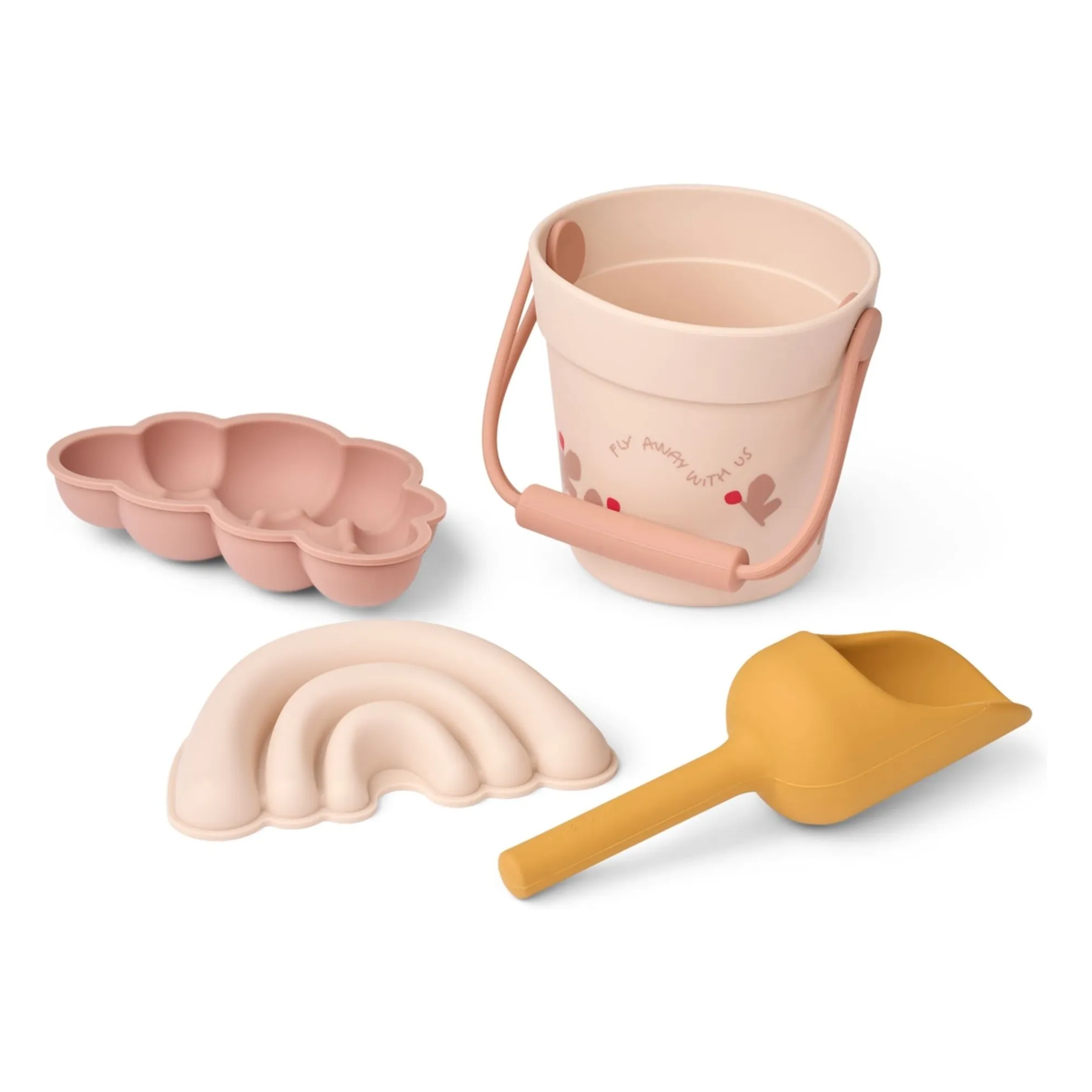 Liewood Butterfly/Apple Blossom Mini Beach Bucket And Accessories Kit