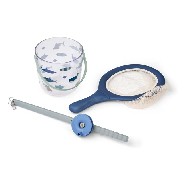 Kit de pesca del cangrejo Cora | Shark/Dove blue
