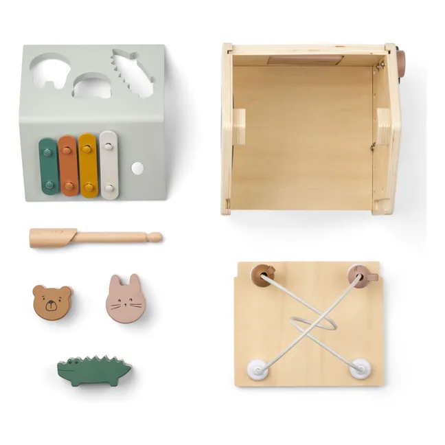 Lucas activity cube | Tuscany rose multi mix