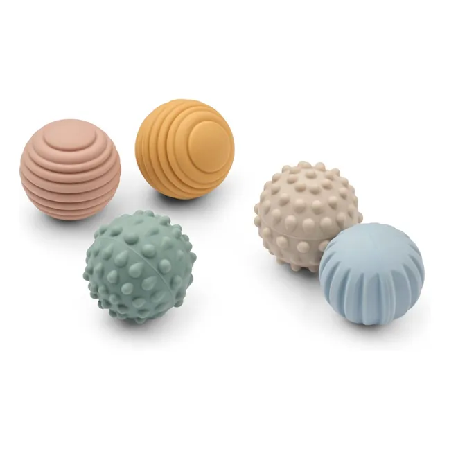 Balles sensorielles Dorian - Set de 5 | Beach blue/multi mix