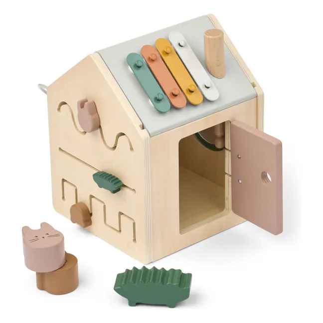 Lucas activity cube | Tuscany rose multi mix