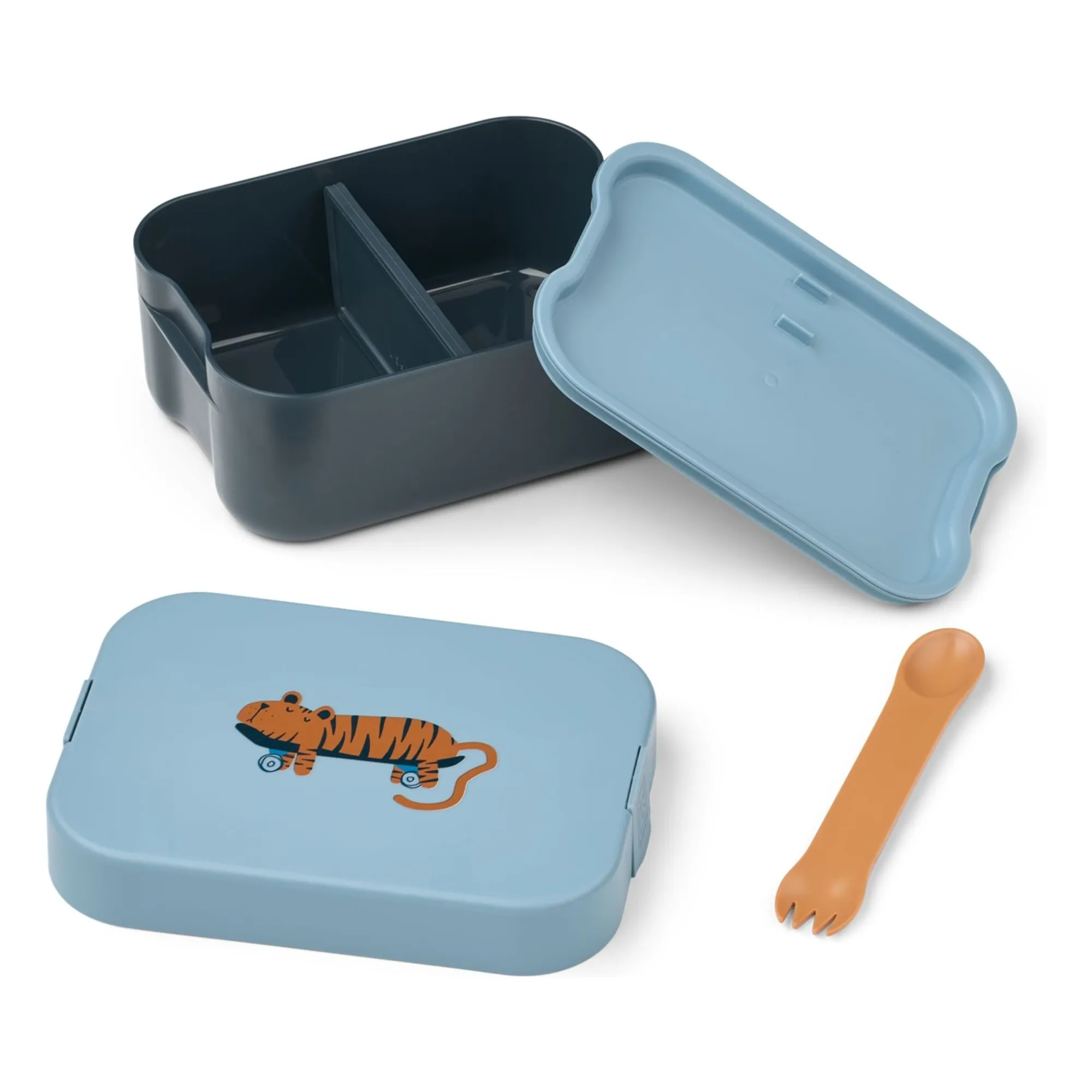 Lunch-box Kamil | Tiger/Beach blue- Image produit n°1