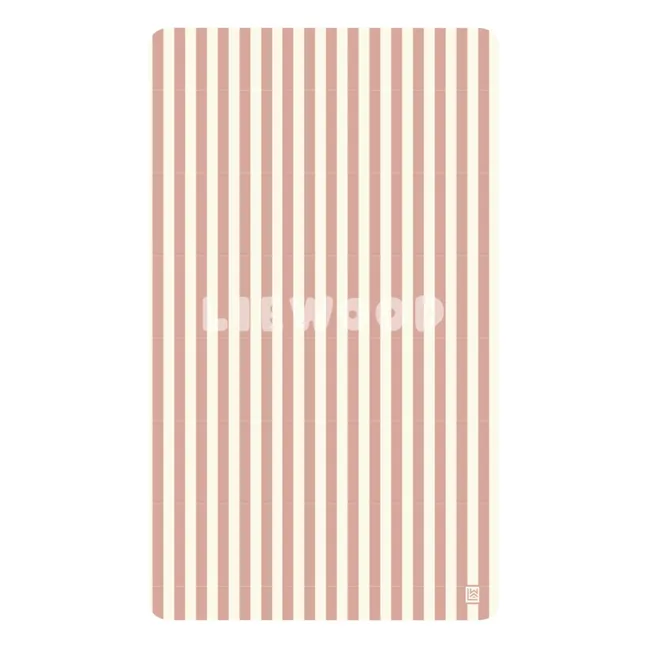 Toalla de playa de verano | Coral blush/crème