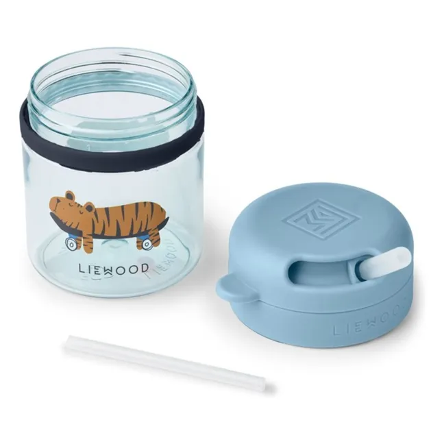 Taza con pajita Pavia en tritán