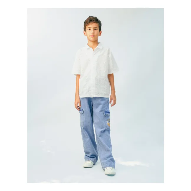 Banana Prim Cargo Jeans | Light Blue