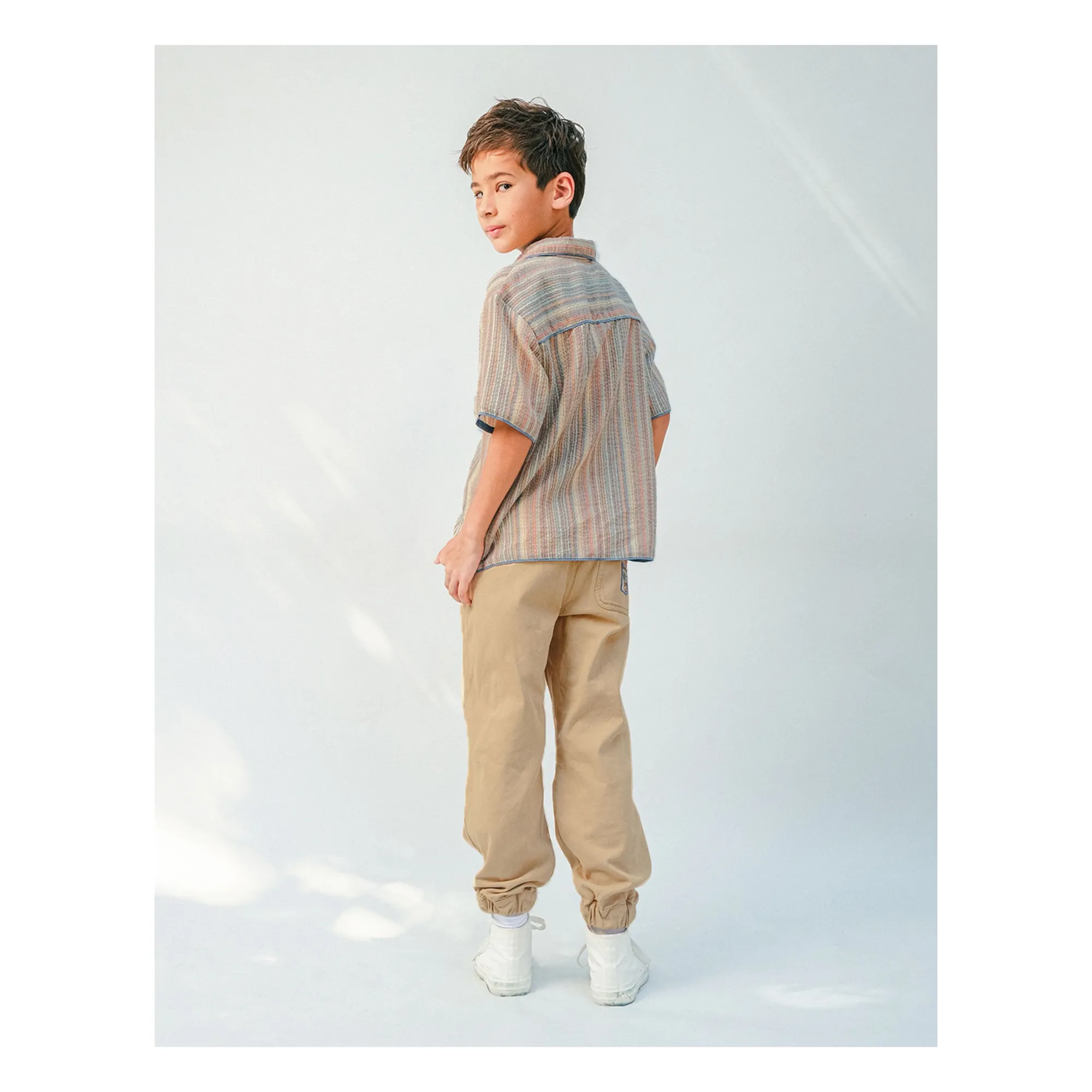 Pantalon Matt Patchs | Beige- Image produit n°2