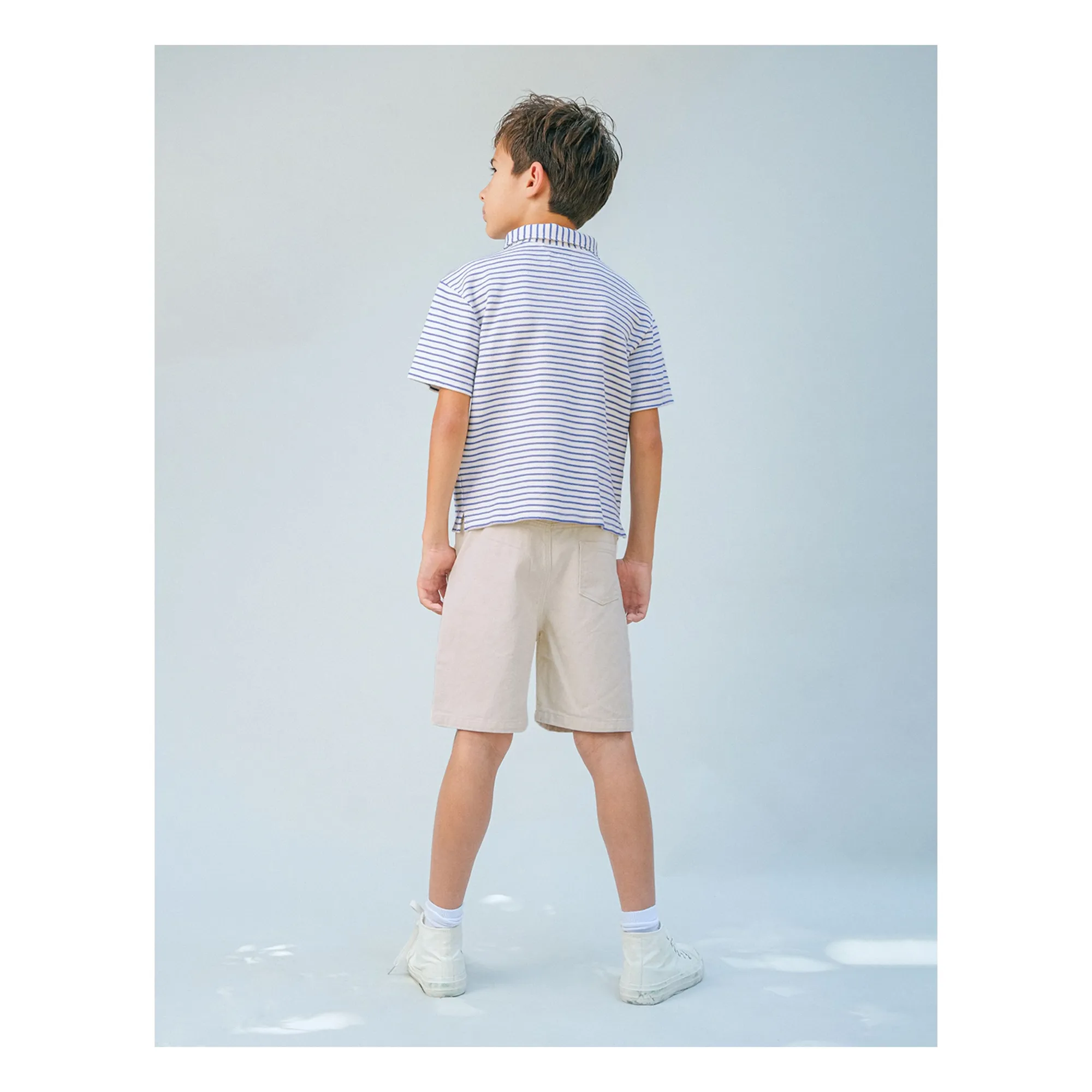 Bermuda Cosmo Brodé | Ecru- Image produit n°4