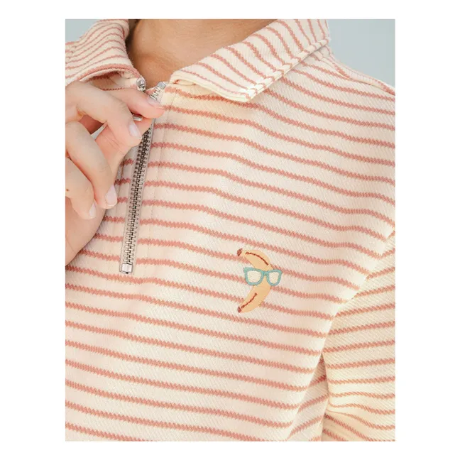 Polo Bruno Striped Banana Twill | Crudo