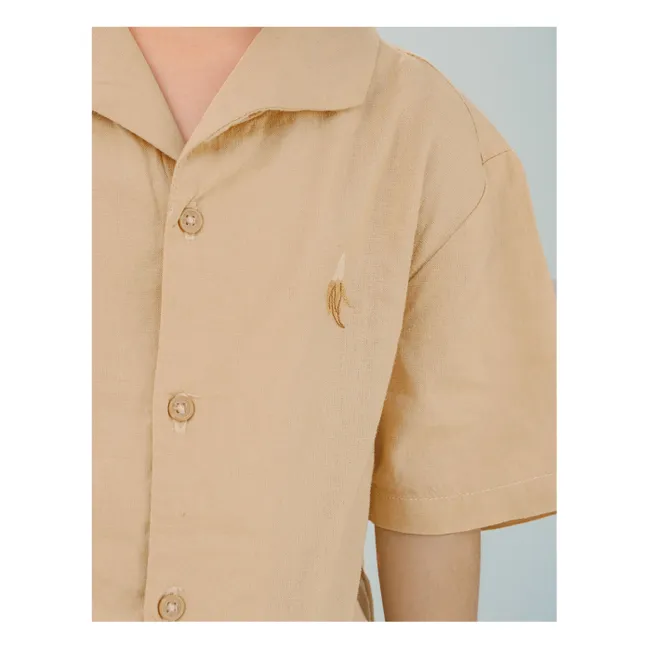 Chemise Ron Banane Lin | Beige