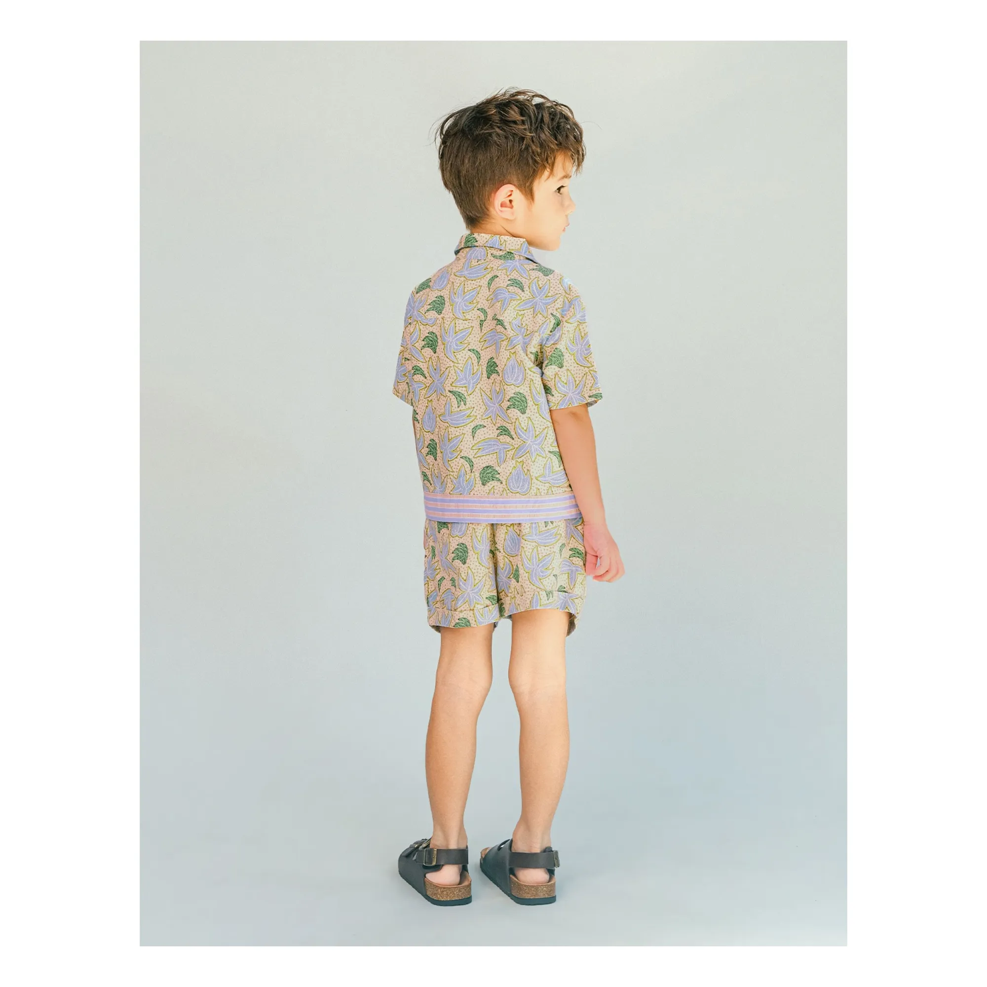 Chemise Bananes Lin | Beige- Image produit n°2