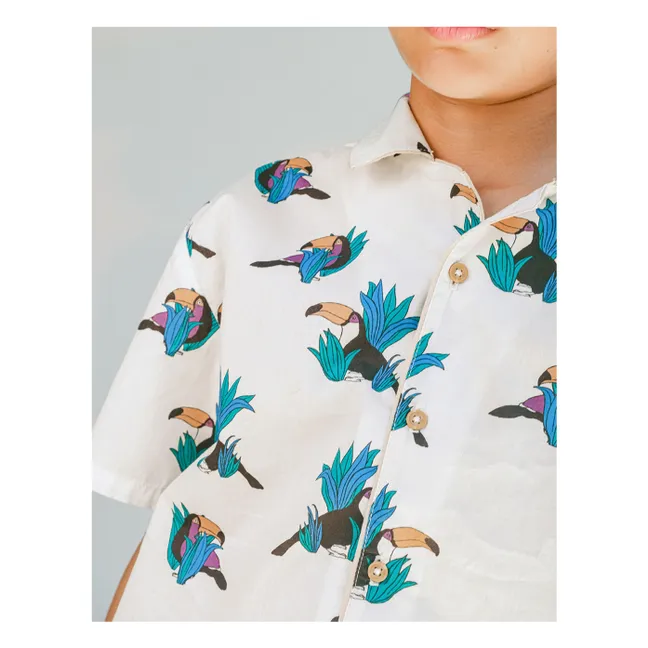 Chemise Swiper Toucans | Blanc
