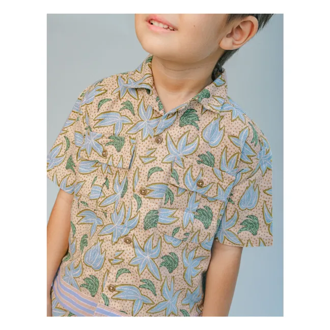 Chemise Bananes Lin | Beige