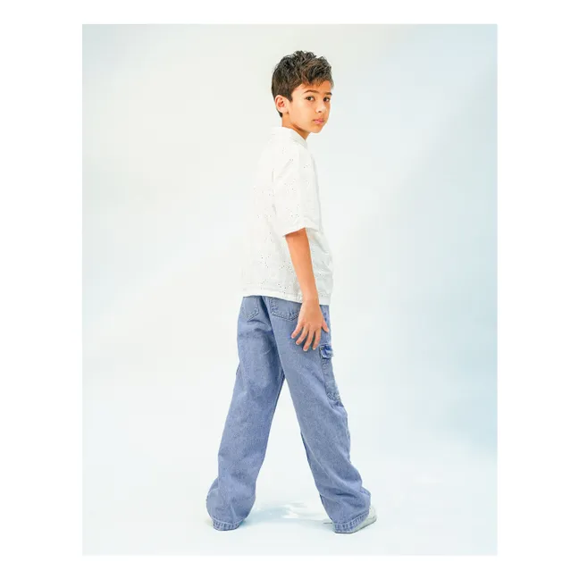 Banana Prim Cargo Jeans | Light Blue