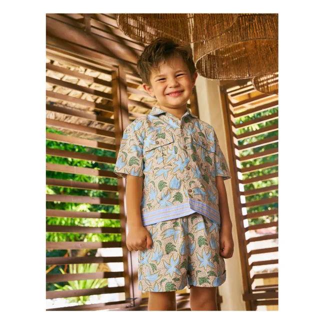 Short Pablo Bananes Lin | Beige