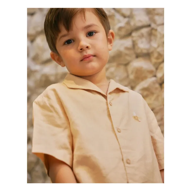 Chemise Ron Banane Lin | Beige