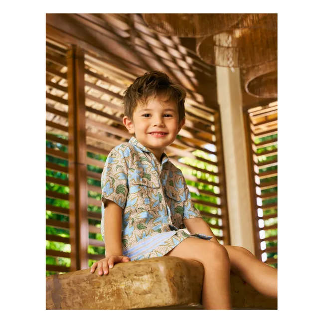 Chemise Bananes Lin | Beige