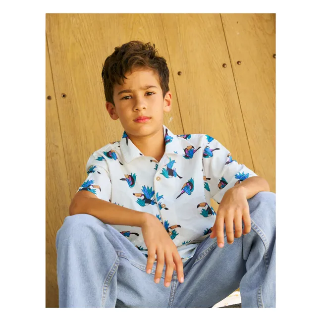 Chemise Swiper Toucans | Blanc
