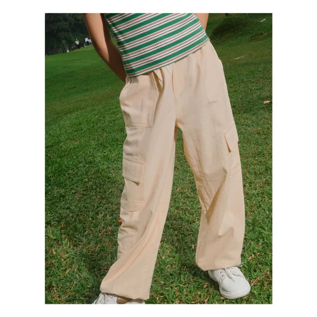 Pantalon Hannah Texturé | Ecru