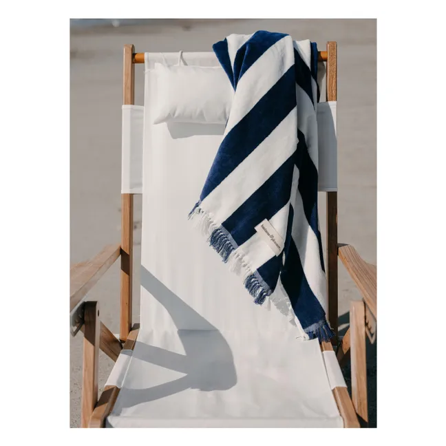 Holiday beach towel | Navy blue