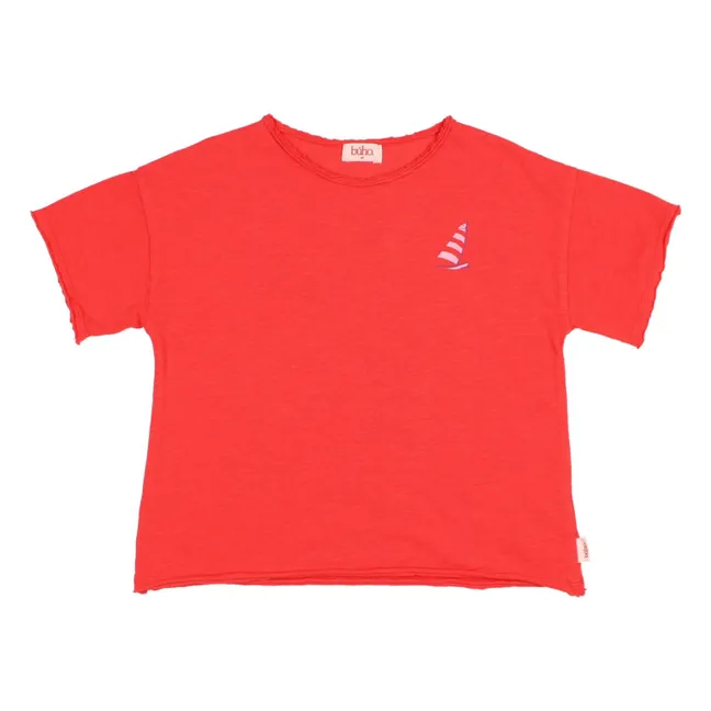 T-shirt Waikiki Coton Bio | Rouge