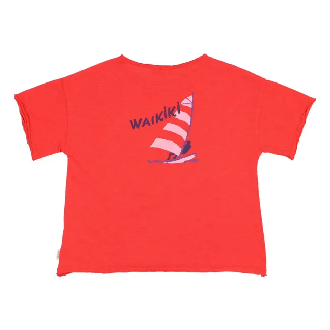 T-shirt Waikiki Coton Bio | Rouge
