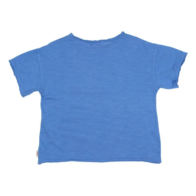 Camiseta Happy Together Algodón orgánico | Azul Rey