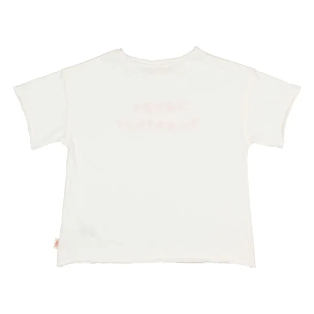 T-shirt Happy Together Coton Bio | Blanc