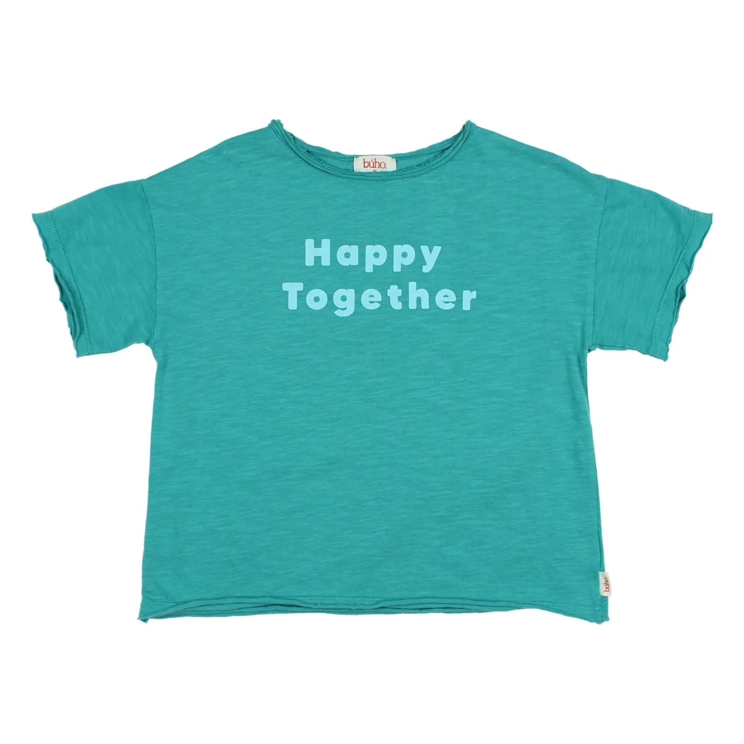 Búho Turquoise Happy Together T-Shirt Organic Cotton