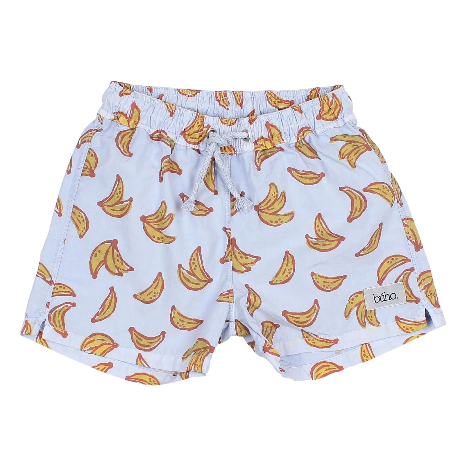 Búho Ice Blue Banana Poplin Organic Cotton Swim Shorts