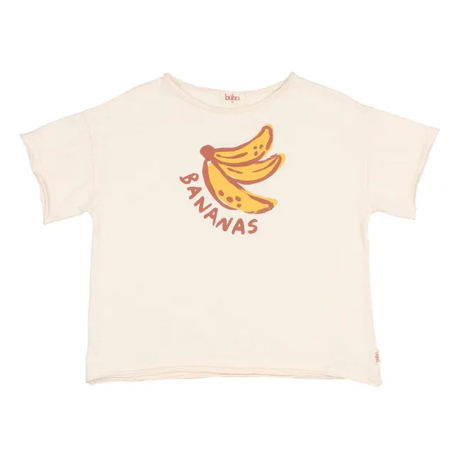 Camiseta de algodón ecológico Banana | Arena