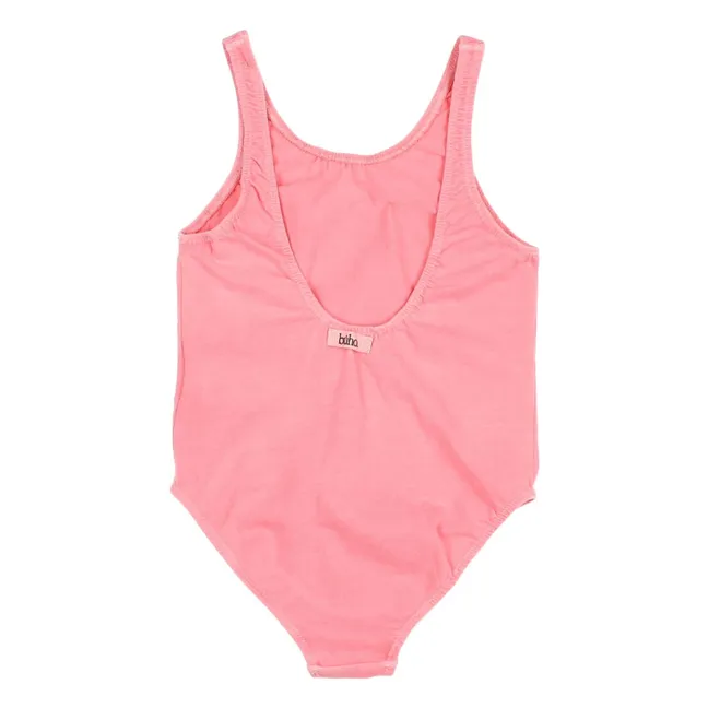 Maillot de Bain Fraise Coton Bio | Rose tendre
