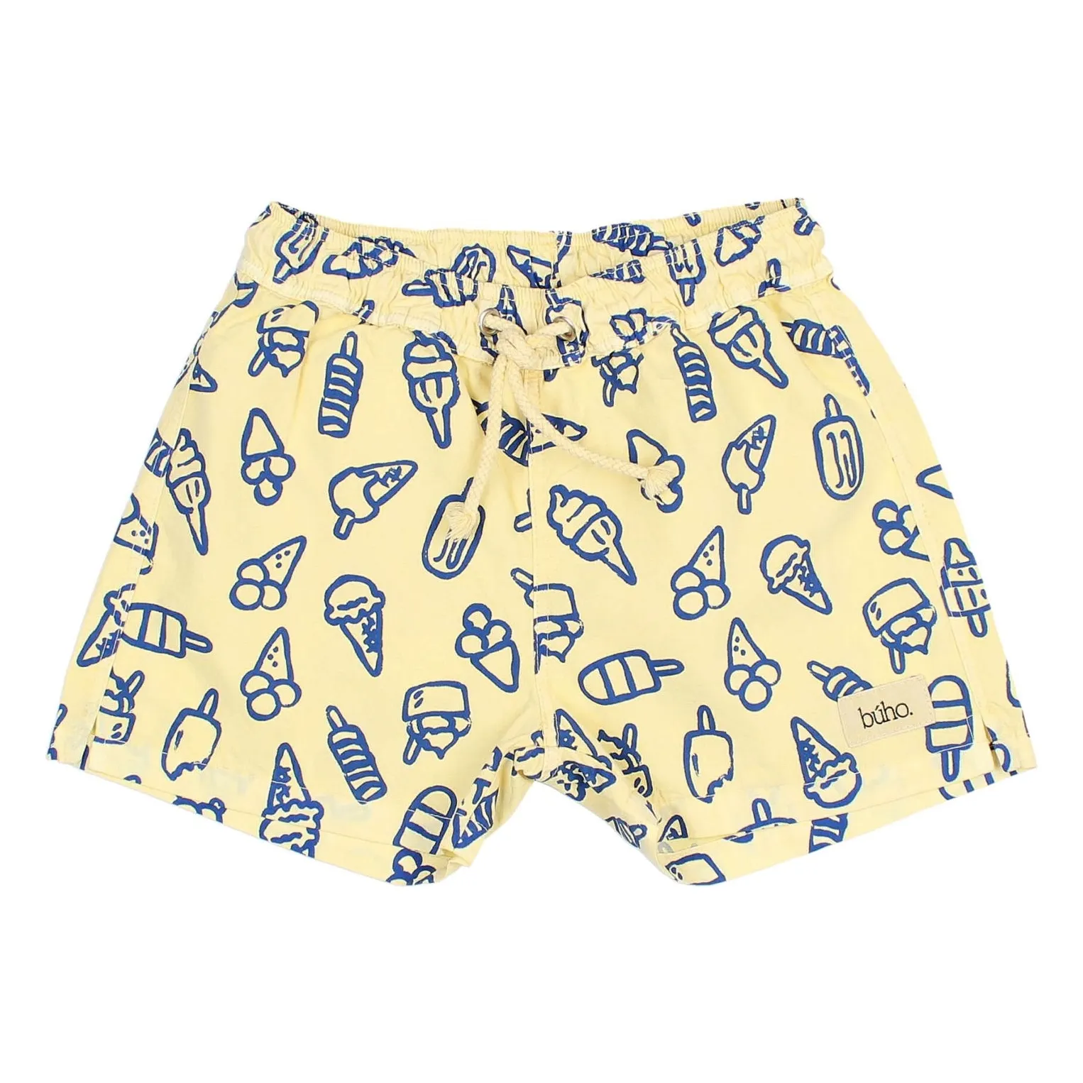 Búho - Short de bain - Coton Bio - Jaune - 2 ans