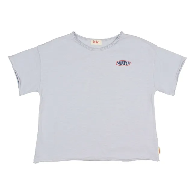 Camiseta Surfer Algodón orgánico | Azul Claro