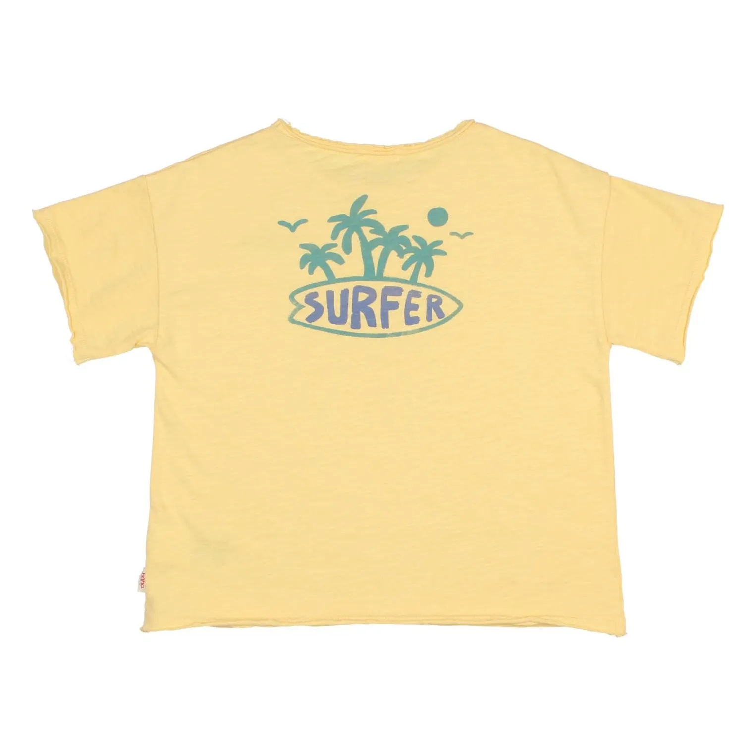 Búho - T-shirt manches courtes - Coton bio - Jaune - 2 ans