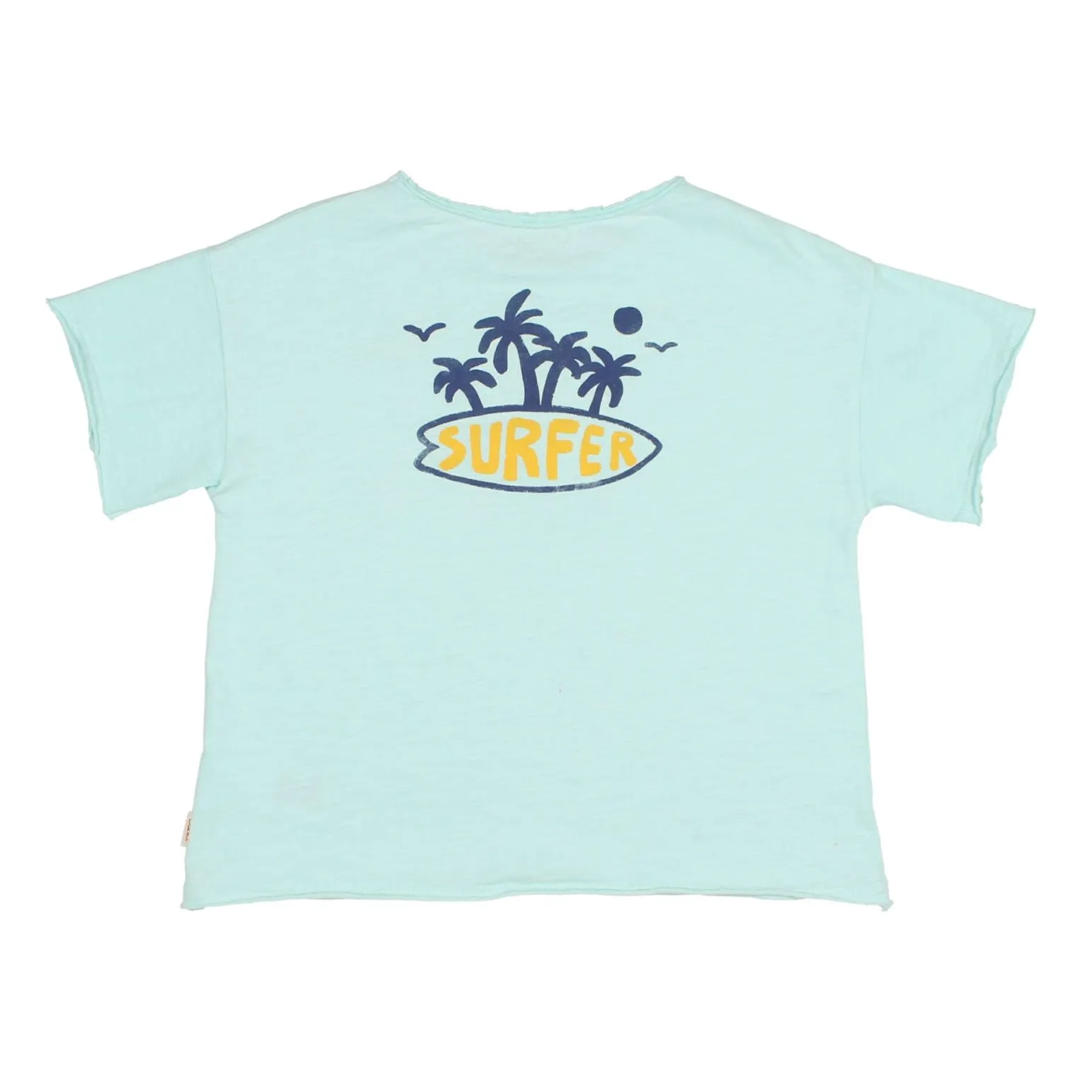 Búho - T-shirt à manches courtes - Coton Biologique - Aqua - 2 ans