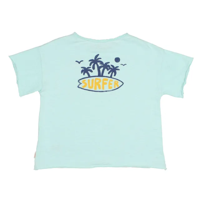 Surfer T-shirt Organic cotton | Aqua