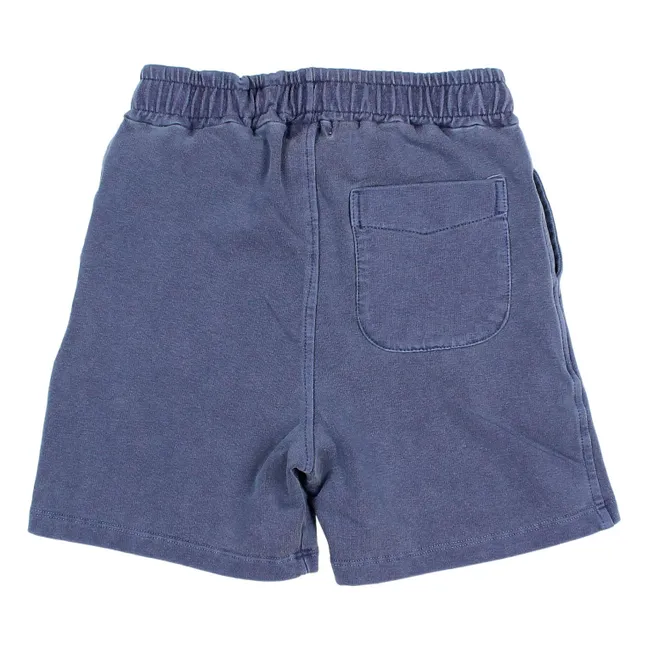 Bermuda Molleton Coton Bio | Bleu marine