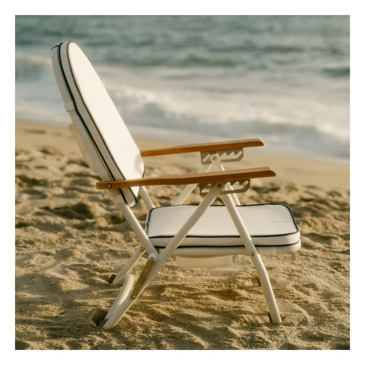 Chaise de plage | Blanc- Image produit n°2