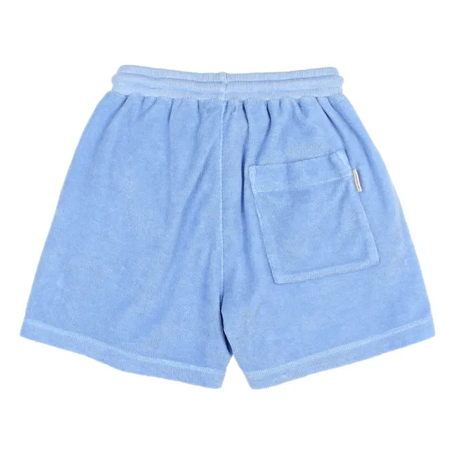 Bermudas de rizo | Azul Cielo